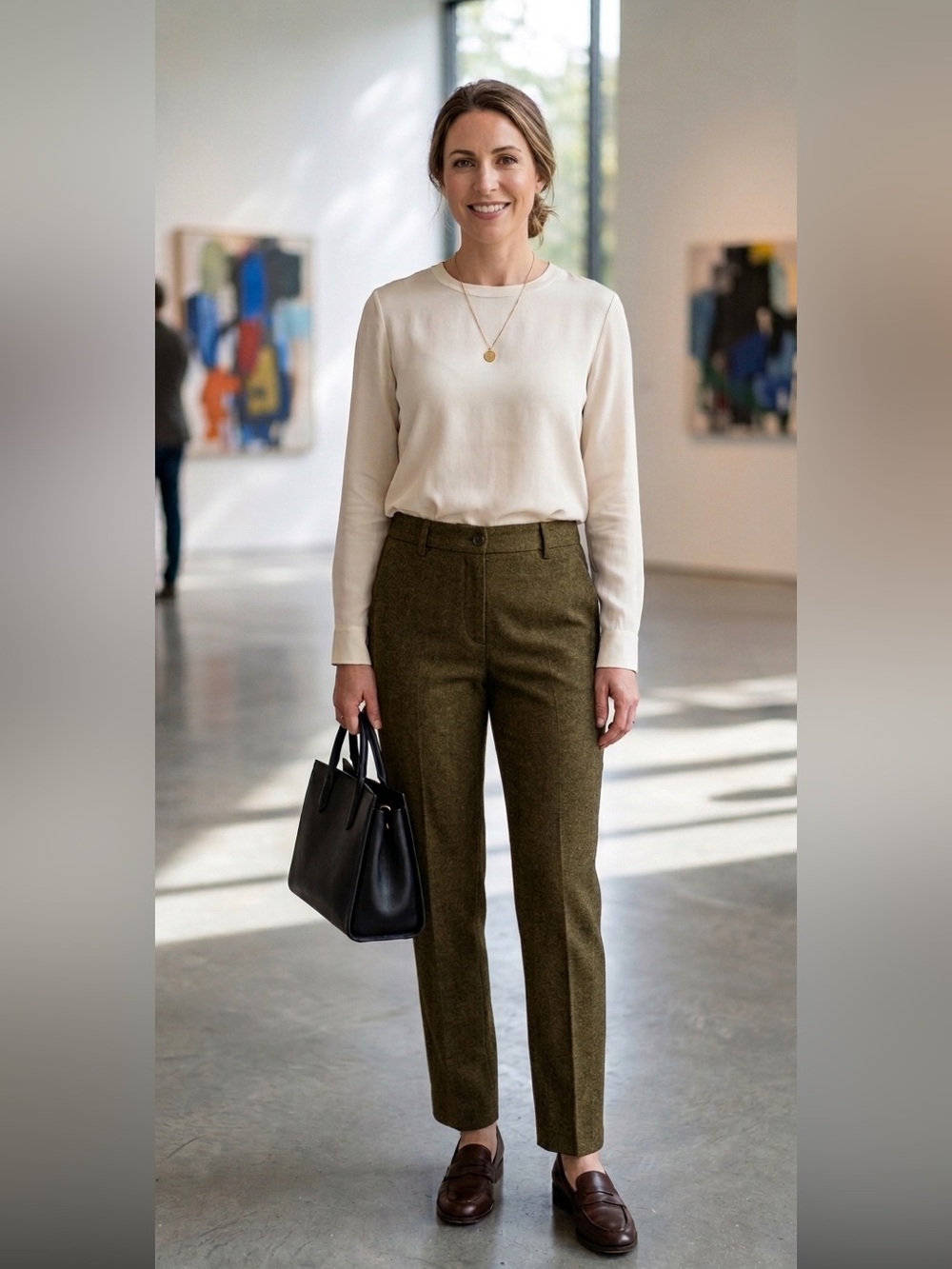G1 Goods Wool/Viscose/Poly Blend Pants- Size 6
